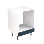 Kitchen Kit Flatpack J Pull Ultra Matt Indigo Blue 600 Base Unit Oven - FKKJ1305