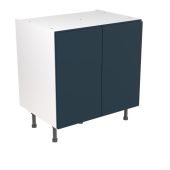 Kitchen Kit Flatpack J Pull Ultra Matt Indigo Blue 800 Base Unit - FKKJ1336