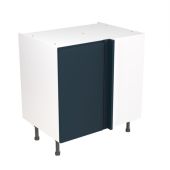 Kitchen Kit Flatpack J Pull Ultra Matt Indigo Blue 800 Base Unit Blind Corner - FKKJ1337