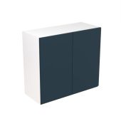 Kitchen Kit Flatpack J Pull Ultra Matt Indigo Blue 800 Wall Unit - FKKJ1338