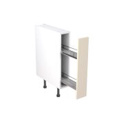 Kitchen Kit Flatpack Shaker Ultra Matt Cashmere 150 Base Unit With Pull-Out - FKKH0651