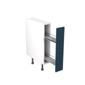 Kitchen Kit Flatpack Shaker Ultra Matt Indigo Blue 150 Base Unit With Pull-Out - FKKH1351