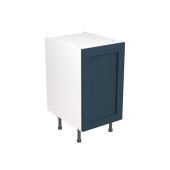 Kitchen Kit Flatpack Shaker Ultra Matt Indigo Blue 450 Base Unit - FKKH1339