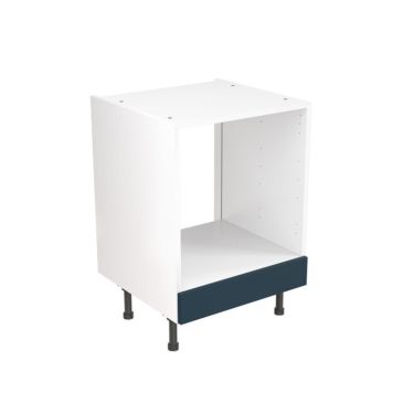 Click Here To Enlarge This Photo Of Kitchen Kit Flatpack Shaker Ultra Matt Indigo Blue 600 Base Unit Oven - FKKH1305