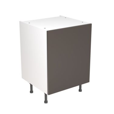 Click Here To Enlarge This Photo Of Kitchen Kit Flatpack Slab Super Gloss Graphite 600 Base Unit - FKKF0404