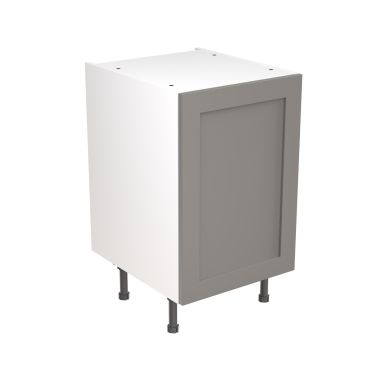 Click Here To Enlarge This Photo Of Kitchen Kit Flatpack Shaker Ultra Matt Dust Grey 500 Base Unit - FKKH0803