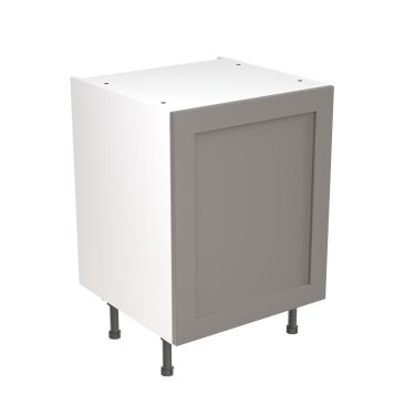 Click Here To Enlarge This Photo Of Kitchen Kit Flatpack Shaker Ultra Matt Dust Grey 600 Base Unit - FKKH0804