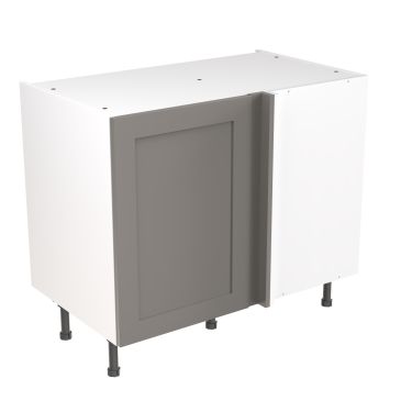 Click Here To Enlarge This Photo Of Kitchen Kit Flatpack Shaker Ultra Matt Dust Grey 1000 Base Unit Blind Corner - FKKH0809