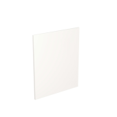 Kitchen Kit Standard White Value Slab Sample Door 570 x 396