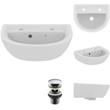 Click Here To Enlarge This Photo Of Armitage Shanks Sandringham 21 Hand Rinse Washbasin White 450 mm E893601