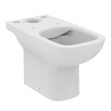Click Here To Enlarge This Photo Of Ideal Standard I.Life A Close Coupled Back To Wall Toilet Rimless Pan (open back) with Horizontal Outlet - E247501