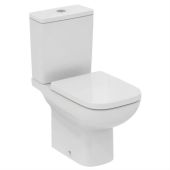 Ideal Standard I.Life A Close Coupled Back To Wall Toilet Rimless Pan (open back) with Horizontal Outlet - E247501