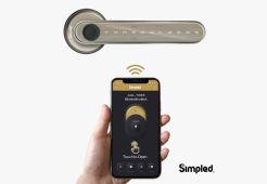 Simpled Leverline Smart Lock Silver AF-SP