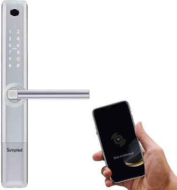 Click Here To Enlarge This Photo Of Simpled Slim Series Smart Lock Silver SFS