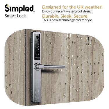 Click Here To Enlarge This Photo Of Simpled Slim Series Smart Lock Silver SFS