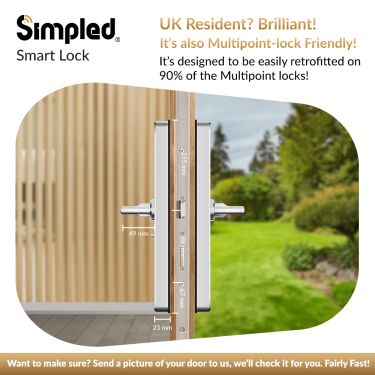 Click Here To Enlarge This Photo Of Simpled Slim Series Smart Lock Silver SFS