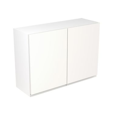Click Here To Enlarge This Photo Of Kitchen Kit Flatpack J Pull Super Gloss White 1000 Wall Unit - FKKJ0015