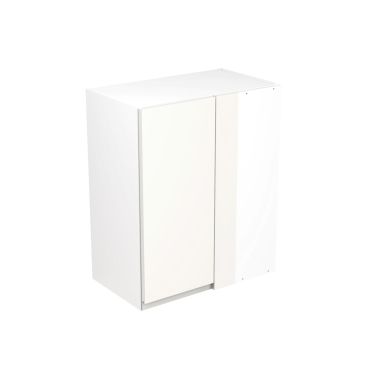 Click Here To Enlarge This Photo Of Kitchen Kit Flatpack J Pull Super Gloss White 600 Wall Unit Blind Corner - FKKJ0016