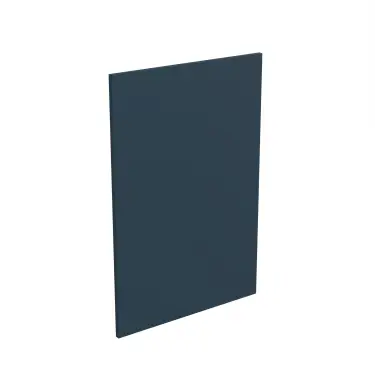 Click Here To Enlarge This Photo Of Kitchen Kit Flatpack Shaker Ultra Matt Indigo Blue 600 Panel Base End - FKKH1328