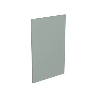 Click Here To Enlarge This Photo Of Kitchen Kit Flatpack Shaker Ultra Matt Sage Green 600 Panel Base End - FKKH1128