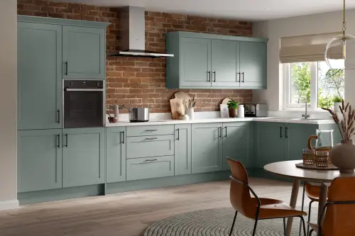 Click Here To Enlarge This Photo Of Kitchen Kit Flatpack Shaker Ultra Matt Sage Green 715X146 Filler Panel - FKKH1142
