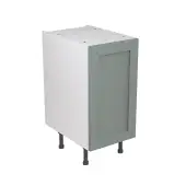 Kitchen Kit Flatpack Shaker Ultra Matt Sage Green 400 Base Unit - FKKH1102
