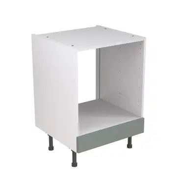 Click Here To Enlarge This Photo Of Kitchen Kit Flatpack Shaker Ultra Matt Sage Green 600 Base Unit Oven - FKKH1105