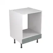 Kitchen Kit Flatpack Shaker Ultra Matt Sage Green 600 Base Unit Oven - FKKH1105