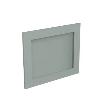 Click Here To Enlarge This Photo Of Kitchen Kit Flatpack Shaker Ultra Matt Sage Green 490X596 Appliance Door - FKKH1143