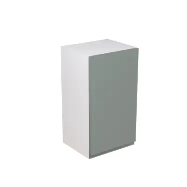 Click Here To Enlarge This Photo Of Kitchen Kit Flatpack J Pull Ultra Matt Sage Green 400 Wall Unit - FKKJ1112