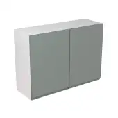 Kitchen Kit Flatpack J Pull Ultra Matt Sage Green 1000 Wall Unit - FKKJ1115