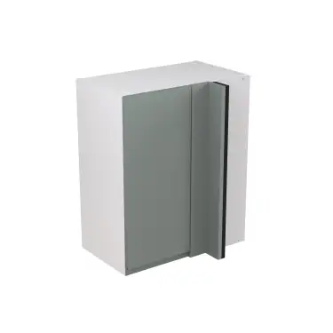 Click Here To Enlarge This Photo Of Kitchen Kit Flatpack J Pull Ultra Matt Sage Green 600 Wall Unit Blind Corner - FKKJ1116
