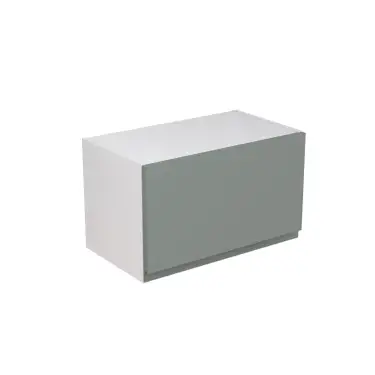 Click Here To Enlarge This Photo Of Kitchen Kit Flatpack J Pull Ultra Matt Sage Green 600 Wall Unit Bridge - FKKJ1119