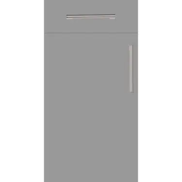 Click Here To Enlarge This Photo Of Firbeck Slab Style Kitchen Doors and Drawers in Super Matt Dust Grey by BA Components