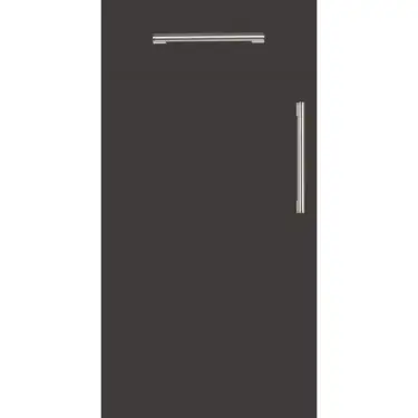 Click Here To Enlarge This Photo Of Firbeck Slab Style Kitchen Doors and Drawers in Super Matt Graphite by BA Components