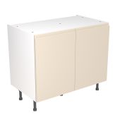 Kitchen Kit Flatpack J Pull Super Gloss Cashmere 1000 Base Unit - FKKJ0108