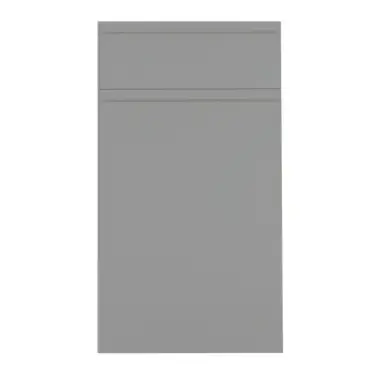 Click Here To Enlarge This Photo Of Jayline J Pull Style Handleless Kitchen Doors and Drawers in Super Matt Dust Grey by BA Components