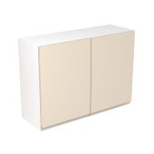 Kitchen Kit Flatpack J Pull Super Gloss Cashmere 1000 Wall Unit - FKKJ0115