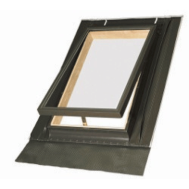 Click Here To Enlarge This Photo Of FAKRO Natural Pine Top Hung Access Roof Window WGI 46cm x 75cm