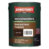 Johnstone’s Trade Shed & Fence Treatment Ready Mixed Dark Oak 9L