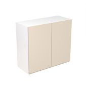 Kitchen Kit Flatpack J Pull Super Gloss Cashmere 800 Wall Unit - FKKJ0138