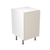 Kitchen Kit Flatpack J Pull Super Gloss Light Grey 500 Base Unit - FKKJ0203