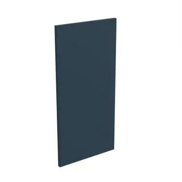 Click Here To Enlarge This Photo Of Kitchen Kit Flatpack True Handleless Ultra Matt Indigo Blue 350 Wall End Panel - FKKR1344