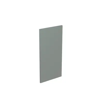 Click Here To Enlarge This Photo Of Kitchen Kit Flatpack True Handleless Ultra Matt Sage Green 350 Wall End Panel - FKKR1144