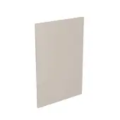 Kitchen Kit Flatpack True Handleless Super Gloss Light Grey 600 Base End Panel - FKKR0228