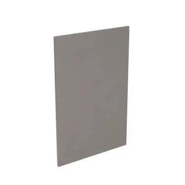 Click Here To Enlarge This Photo Of Kitchen Kit Flatpack True Handleless Super Gloss Dust Grey 600 Base End Panel - FKKR0328
