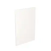 Kitchen Kit Flatpack True Handleless Ultra Matt White 600 Base End Panel - FKKR0528