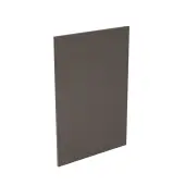 Kitchen Kit Flatpack True Handleless Ultra Matt Graphite 600 Base End Panel - FKKR0928