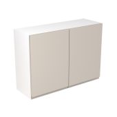 Kitchen Kit Flatpack J Pull Super Gloss Light Grey 1000 Wall Unit - FKKJ0215
