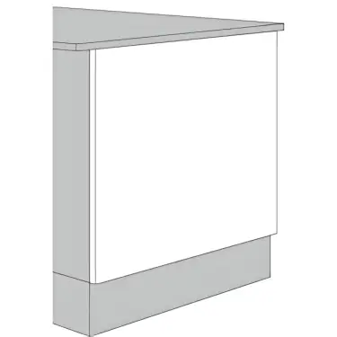 Click Here To Enlarge This Photo Of Jayline Supermatt Indigo Blue 800x350 Square Panel